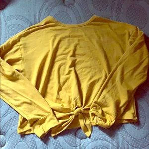 Long sleeve yellow shirt from H&M
